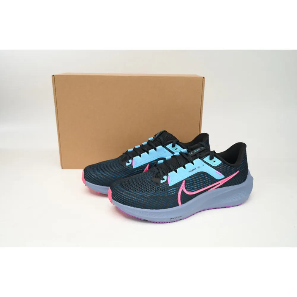 Nike Air Zoom Pegasus 40 Black Pink Blue