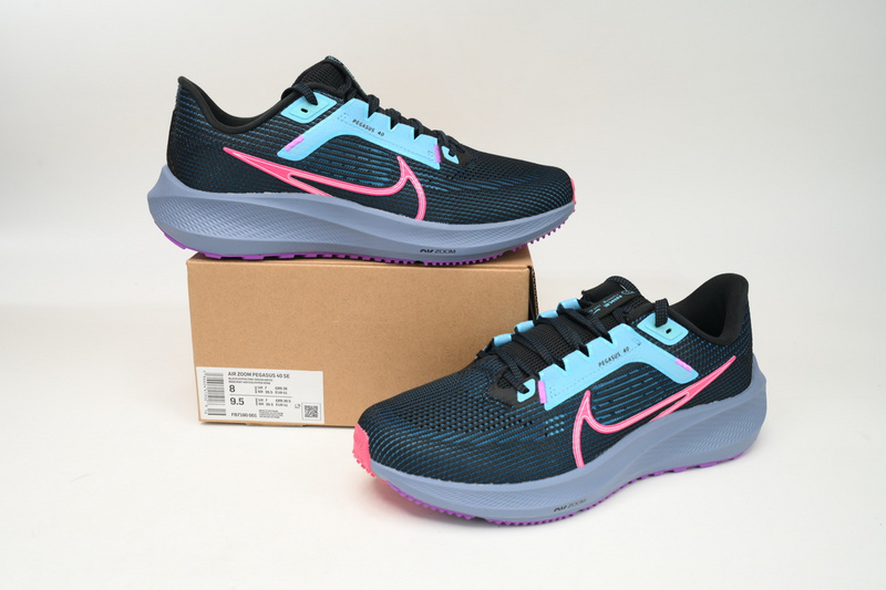 Nike Air Zoom Pegasus 40 Black Pink Blue