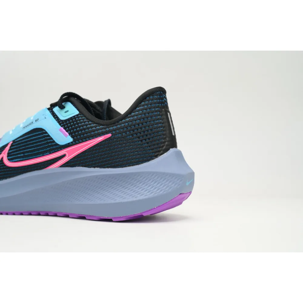 Nike Air Zoom Pegasus 40 Black Pink Blue