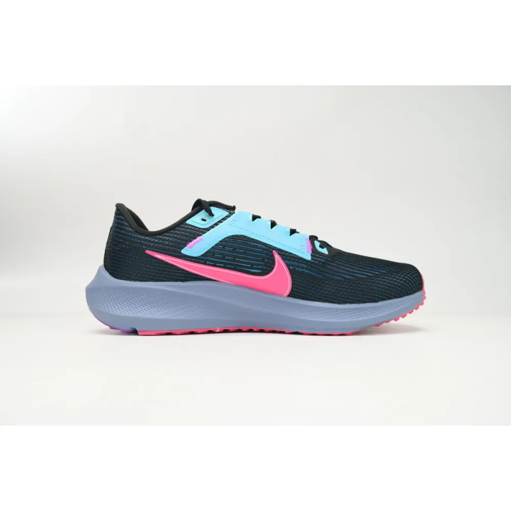 Nike Air Zoom Pegasus 40 Black Pink Blue