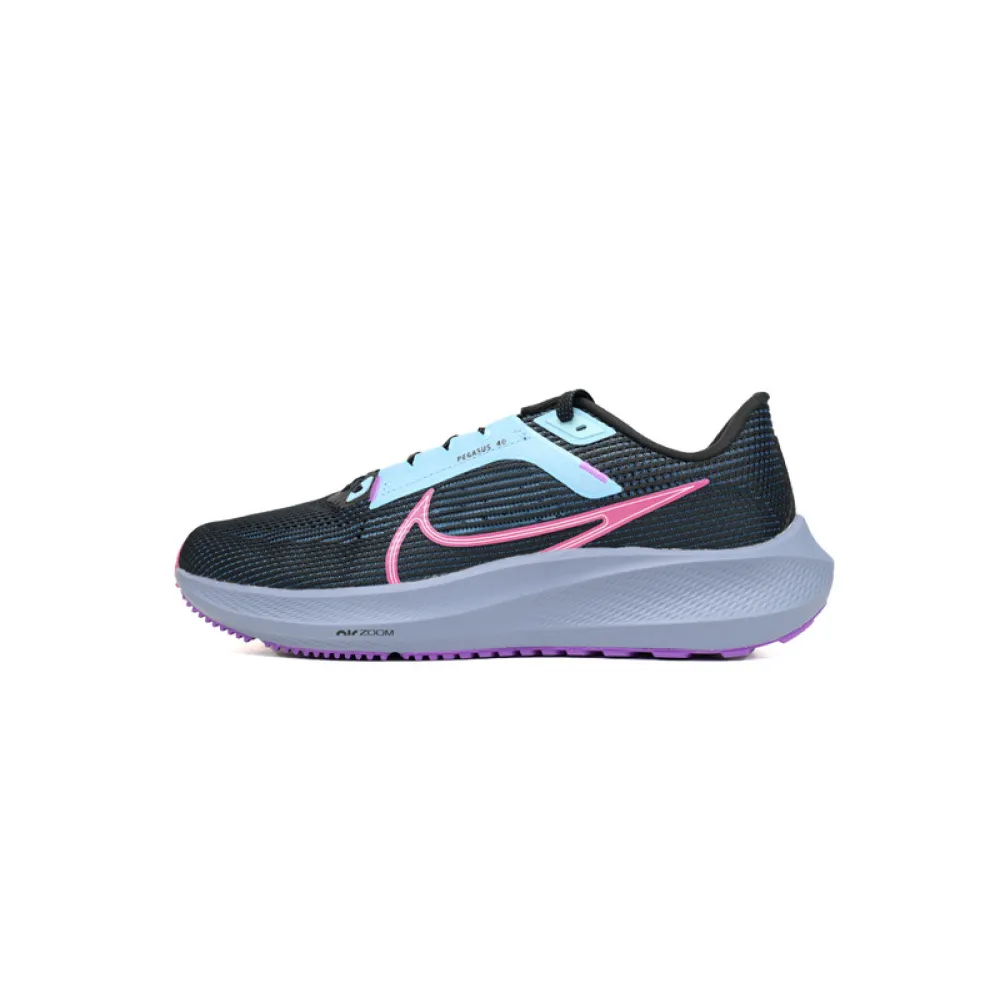 Nike Air Zoom Pegasus 40 Black Pink Blue