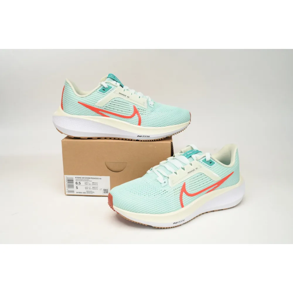 Nike Air Zoom Pegasus 40 Light Green Orange