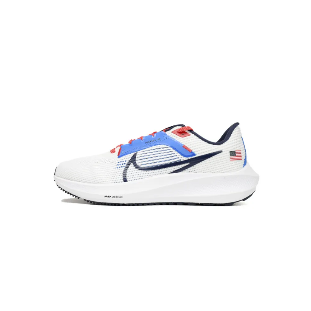 Nike Air Zoom Pegasus 40 White Blue