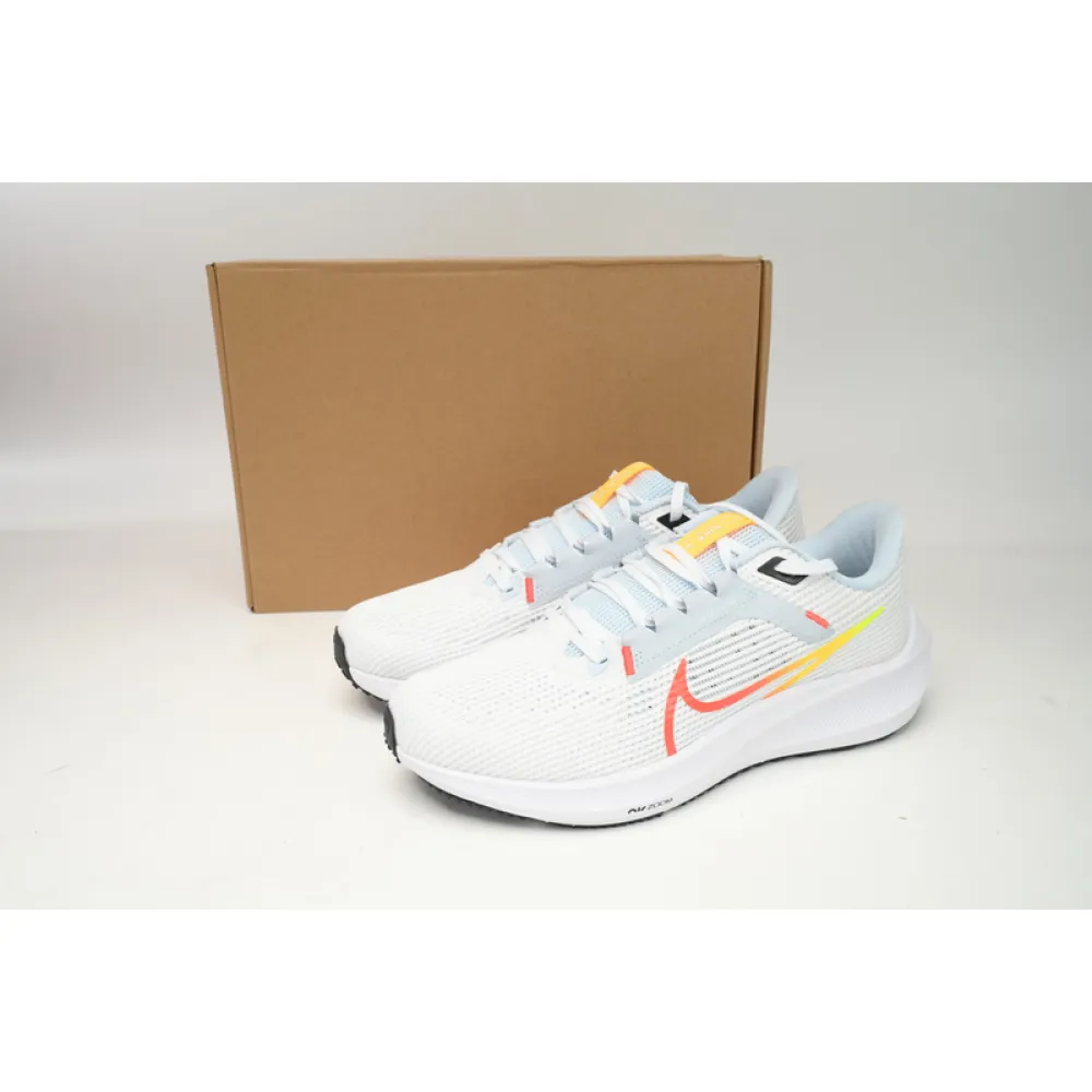 Nike Air Zoom Pegasus 40 White Blue Orange