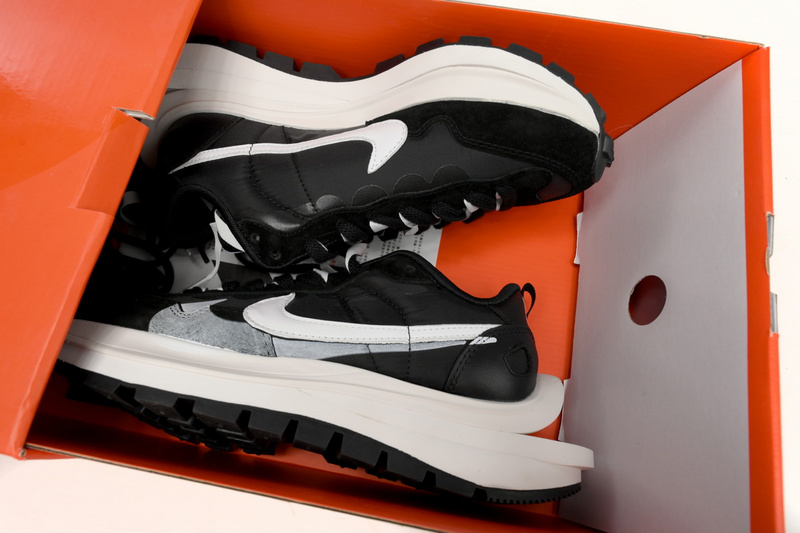Sacai x Nike VaporWaffle Sesame and Black And White