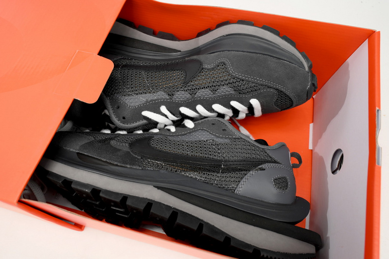 Sacai x Nike VaporWaffle Sesame Black And White Grid