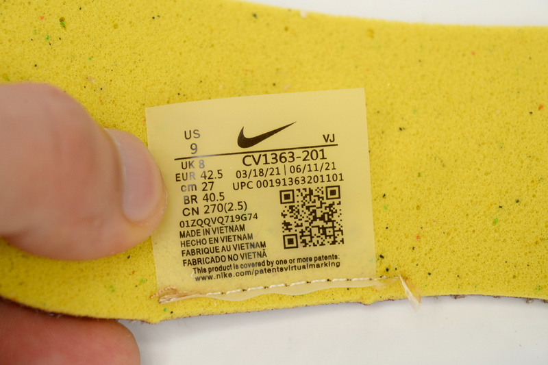 Sacai x Nike VaporWaffle Sesame Brown Blue Black Grid