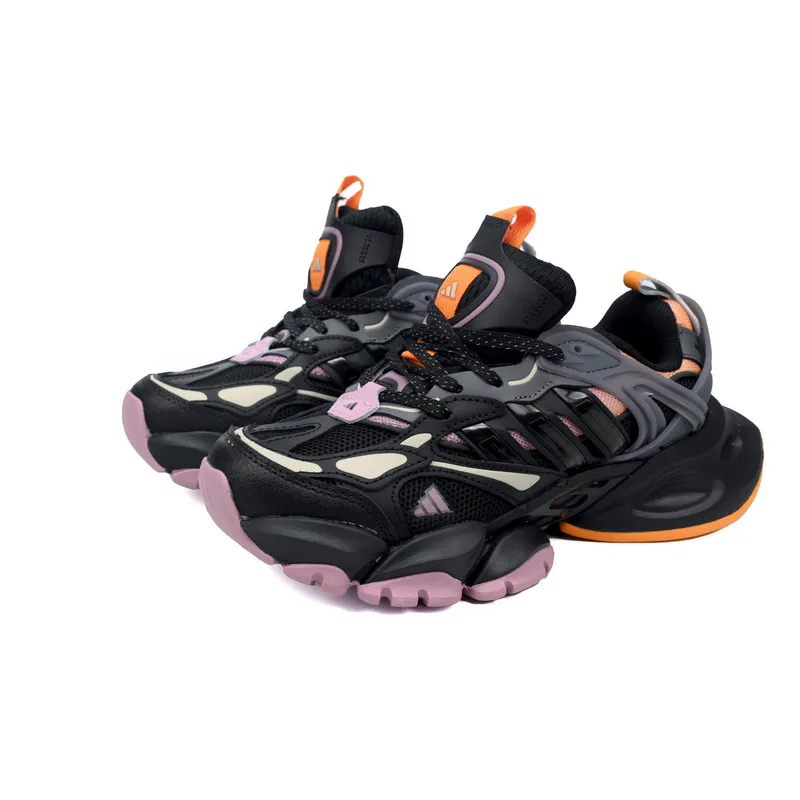 Adidas XLG Runner Deluxe Black fragrant taro and orange