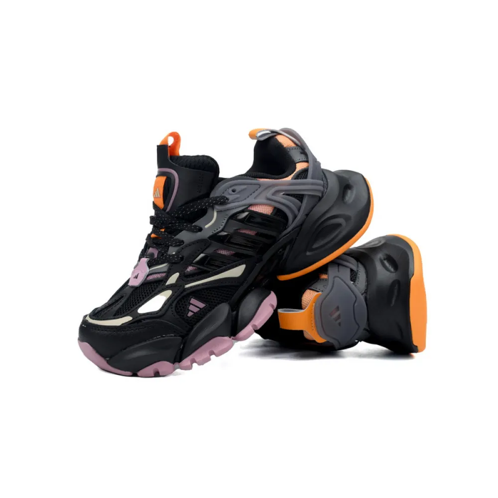 Adidas XLG Runner Deluxe Black fragrant taro and orange