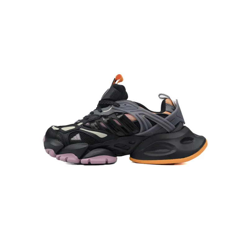 Adidas XLG Runner Deluxe Black fragrant taro and orange