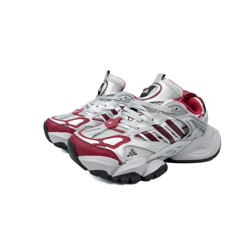 Adidas XLG Runner Deluxe Silver wine red