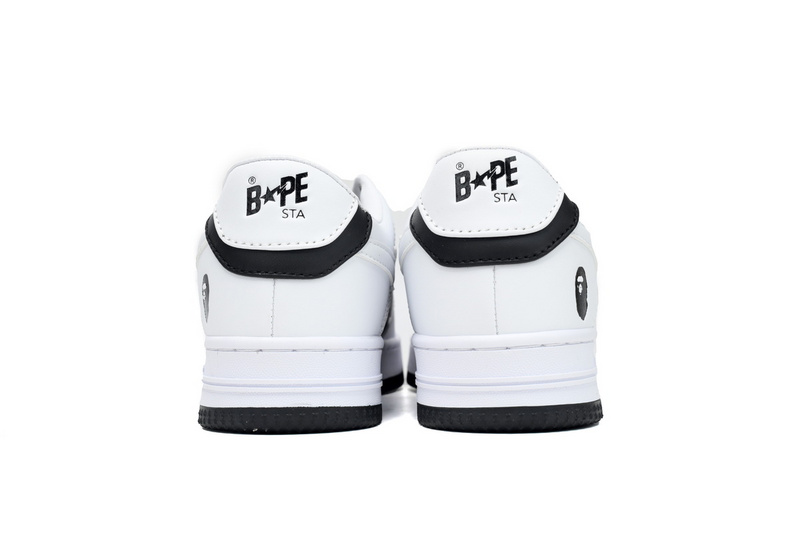 BP A Bathing Ape Bape Sta Low Black And White