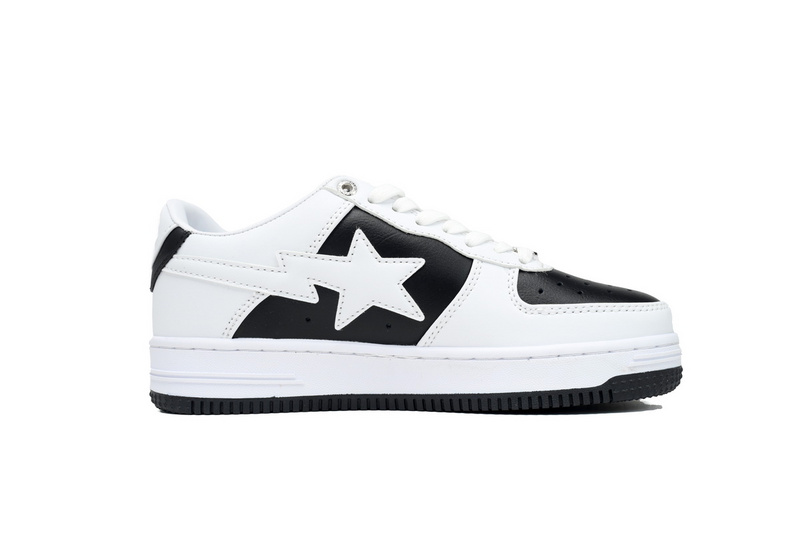 BP A Bathing Ape Bape Sta Low Black And White