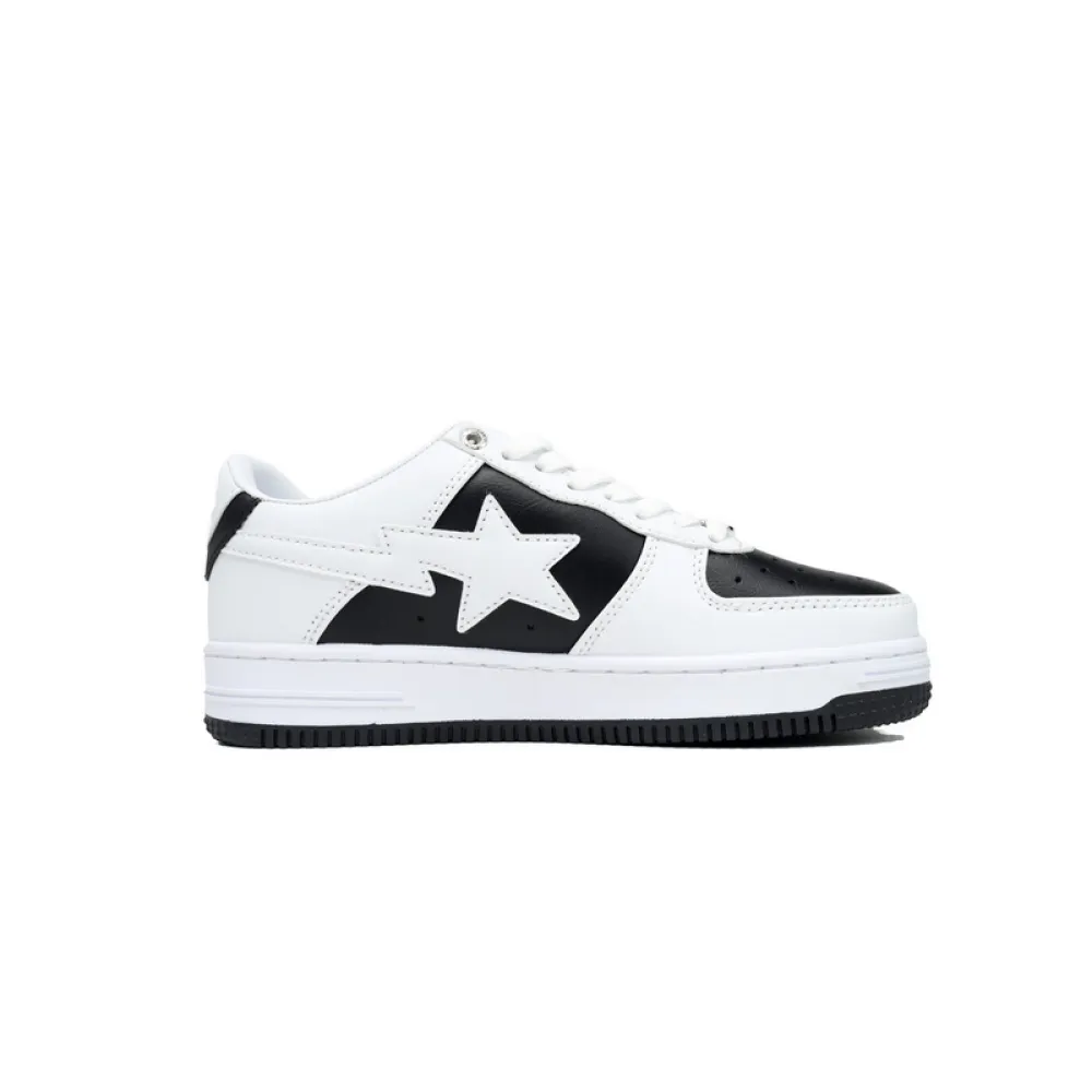 BP A Bathing Ape Bape Sta Low Black And White