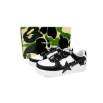 BP A Bathing Ape Bape Sta Low Black And White Star
