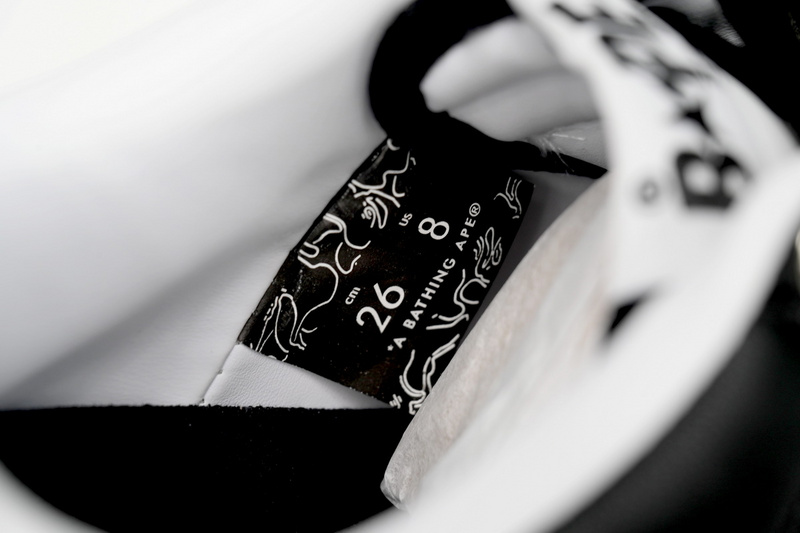 BP A Bathing Ape Bape Sta Low Black And White Star