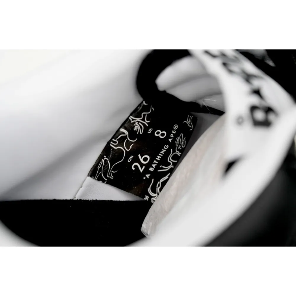 BP A Bathing Ape Bape Sta Low Black And White Star