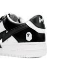BP A Bathing Ape Bape Sta Low Black And White Star