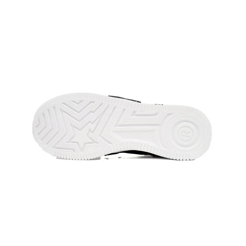 BP A Bathing Ape Bape Sta Low Black And White Star
