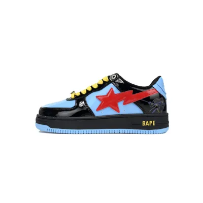 BP A Bathing Ape Bape Sta Low Black Widow 01