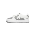BP A Bathing Ape Bape Sta Low Grey White