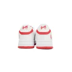 BP A Bathing Ape Bape Sta Low Red And White