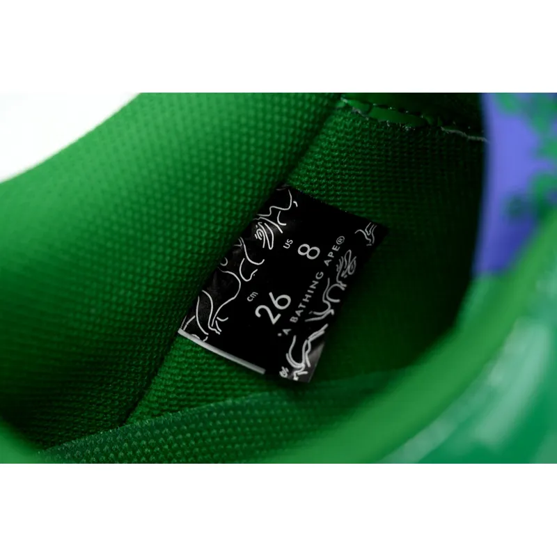 BP A Bathing Ape Bape Sta Low The Hulk