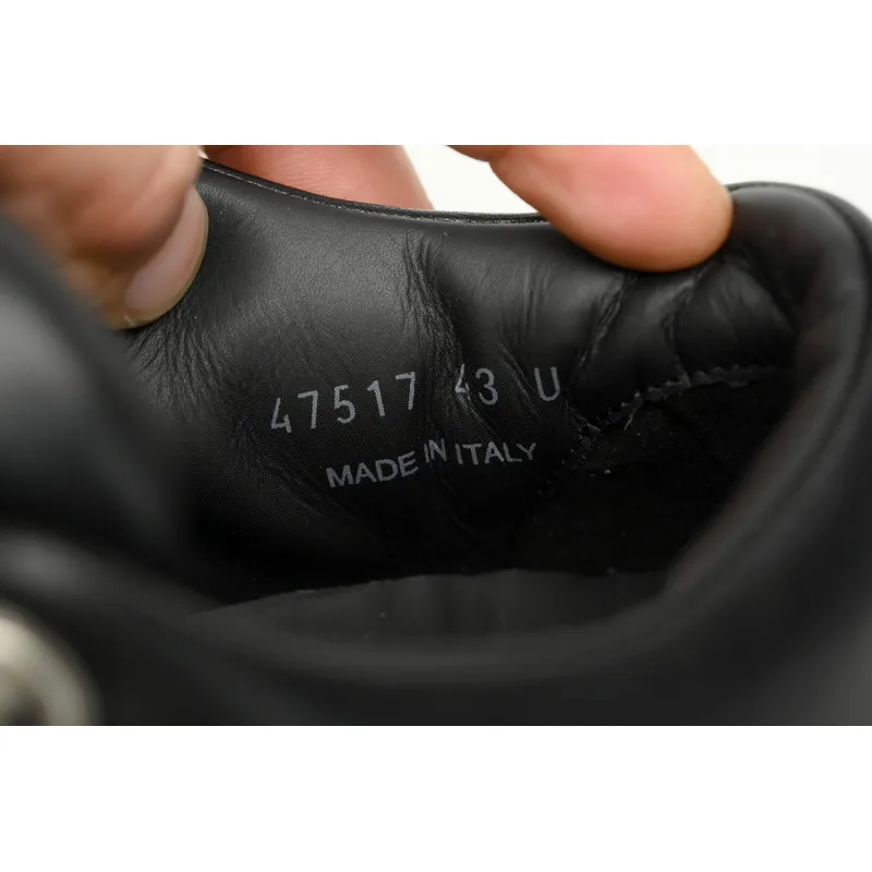 RICK OWENS Black Bread black