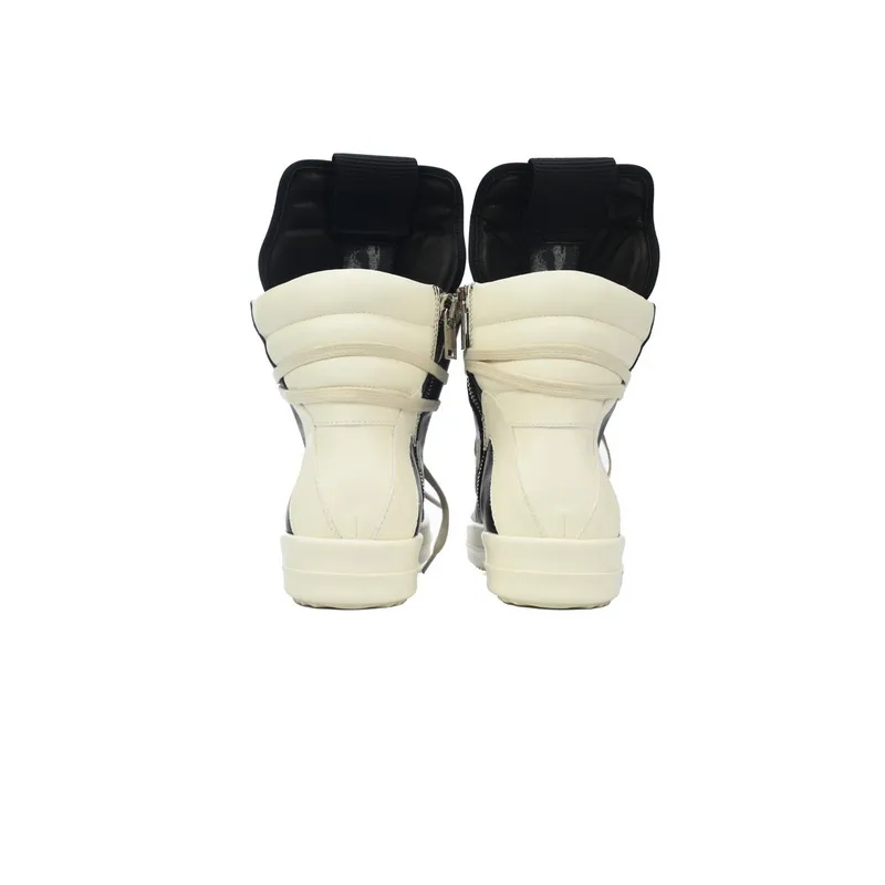 RICK OWENS/RO Geobasket Black and White