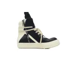 RICK OWENS/RO Geobasket Black and White