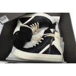 RICK OWENS/RO Geobasket Black and White