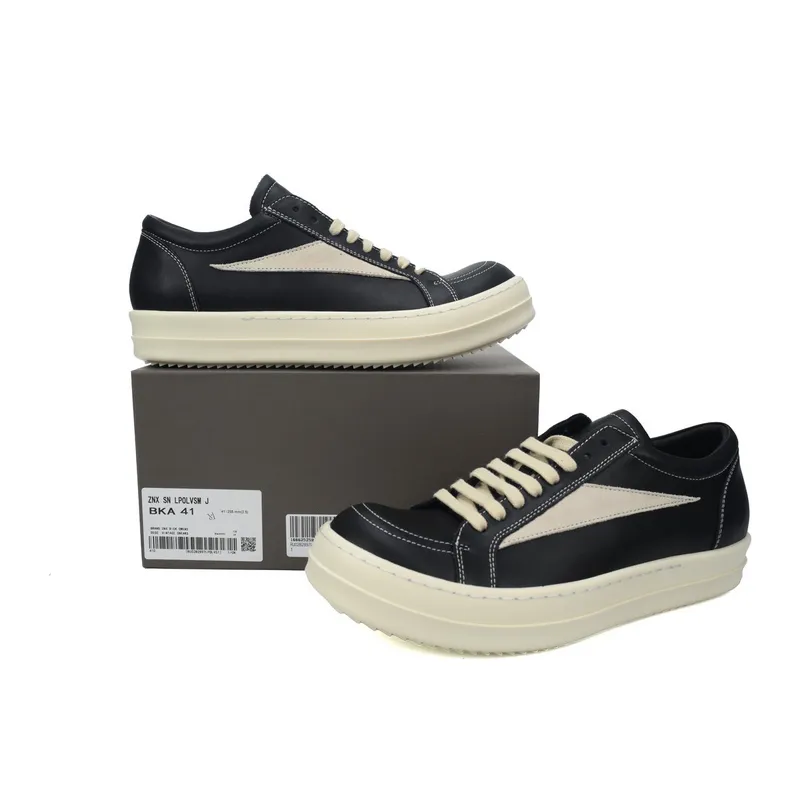 Rick Owens Strobe Vintage Low 'Black Milk'