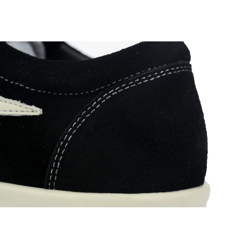 Rick Owens Suede Vintage 'Black Milk White’