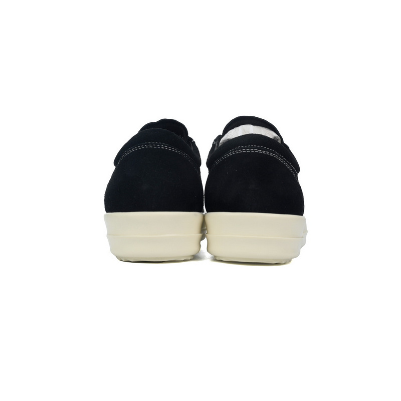 Rick Owens Suede Vintage 'Black Milk White’