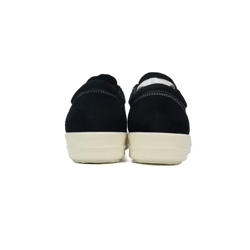 Rick Owens Suede Vintage 'Black Milk White’