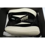 Rick Owens Suede Vintage 'Black Milk White’