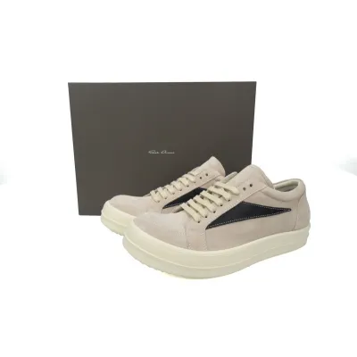 Rick Owens Wmns Luxor Vintage Low 'Milk Black' 02