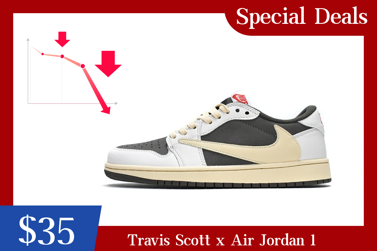 🔥 Travis Scott x Air Jordan 1 Low OG Reverse Mocha”