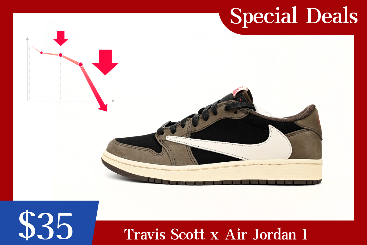 🔥 Travis Scott x Air Jordan 1 Low OG SP-T