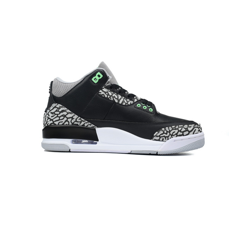 PB Air Jordan 3 Retro 'Green Glow'