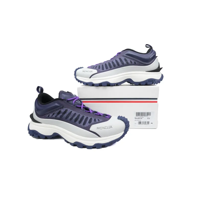 Moncler White Gray Purple