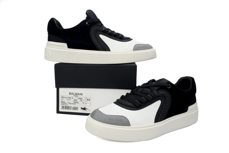 BALMAIN B-Skate Black White
