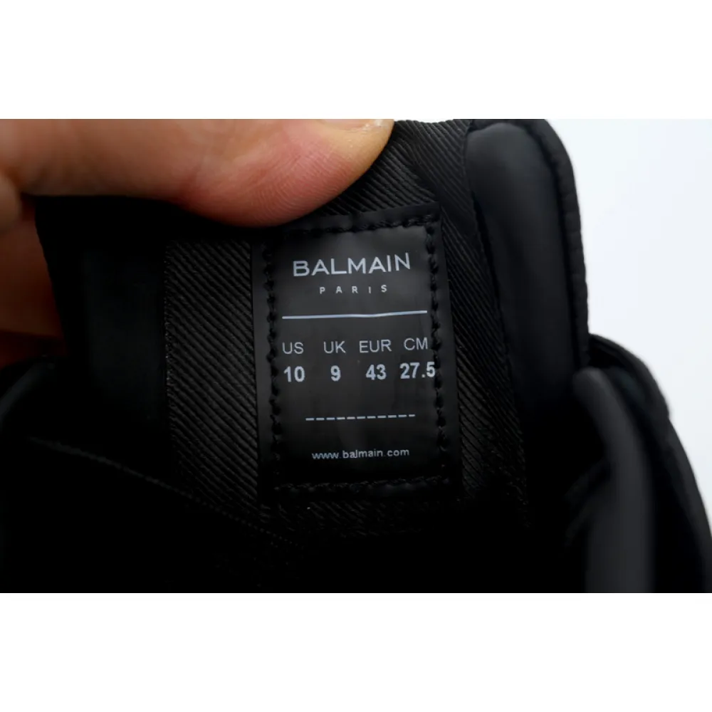 BALMAIN B-Skate Black White