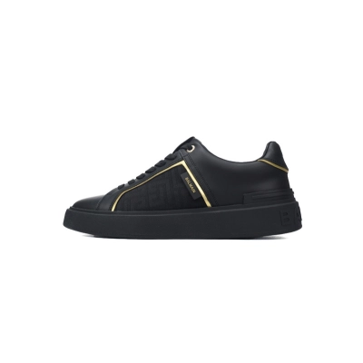 BALMAIN B-Skate Black Gold 01