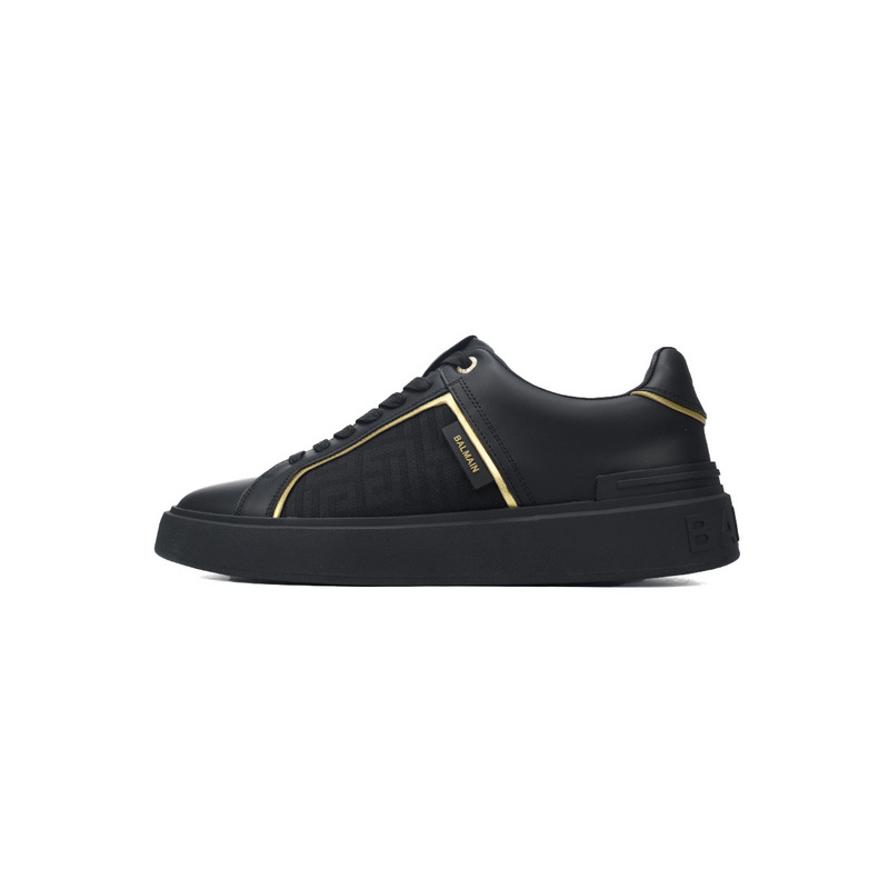 BALMAIN B-Skate Black Gold