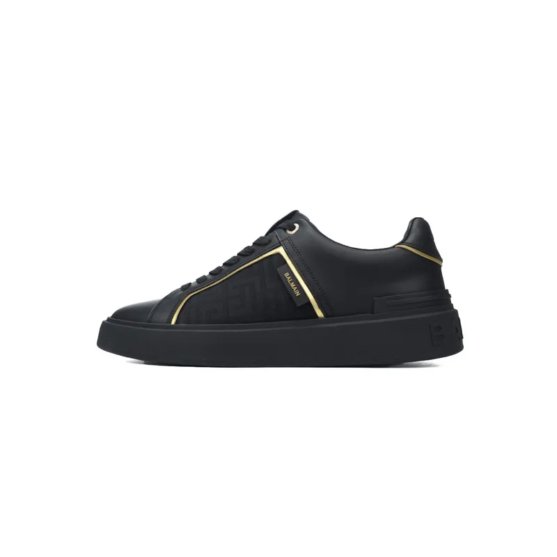 BALMAIN B-Skate Black Gold