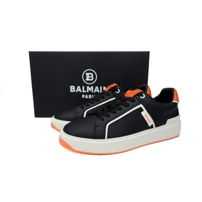 BALMAIN B-Skate Black Orange 02