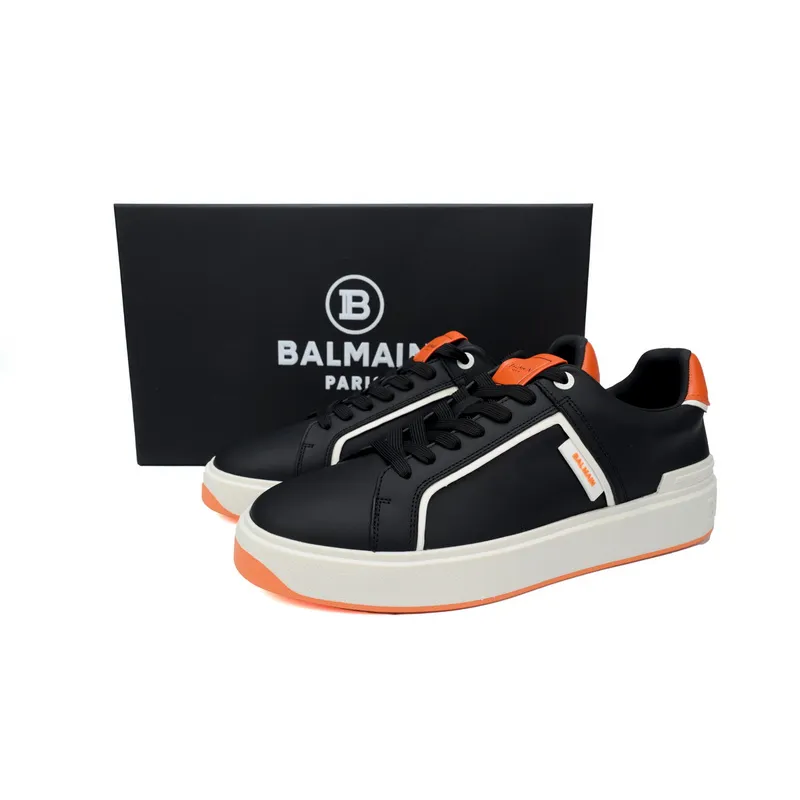 BALMAIN B-Skate Black Orange