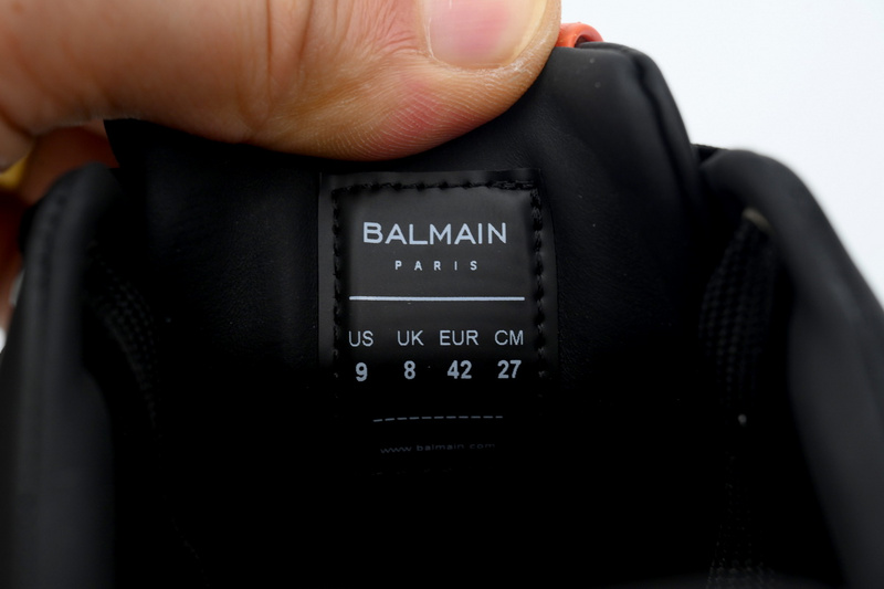 BALMAIN B-Skate Black Orange