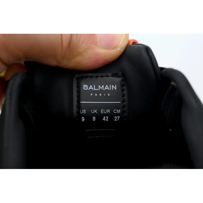 BALMAIN B-Skate Black Orange